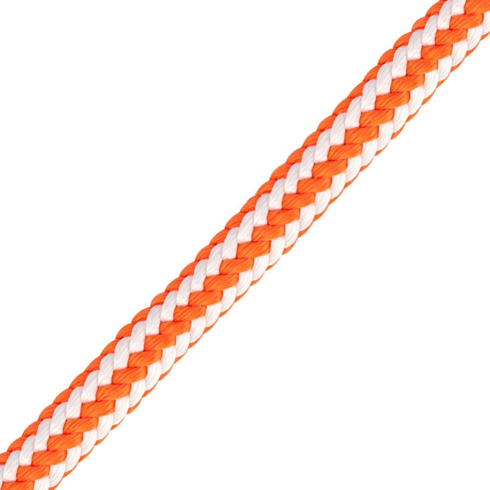 Teufelberger 1/2" Braided Safety Blue Hi-Vee 16-Strand Climbing Rope