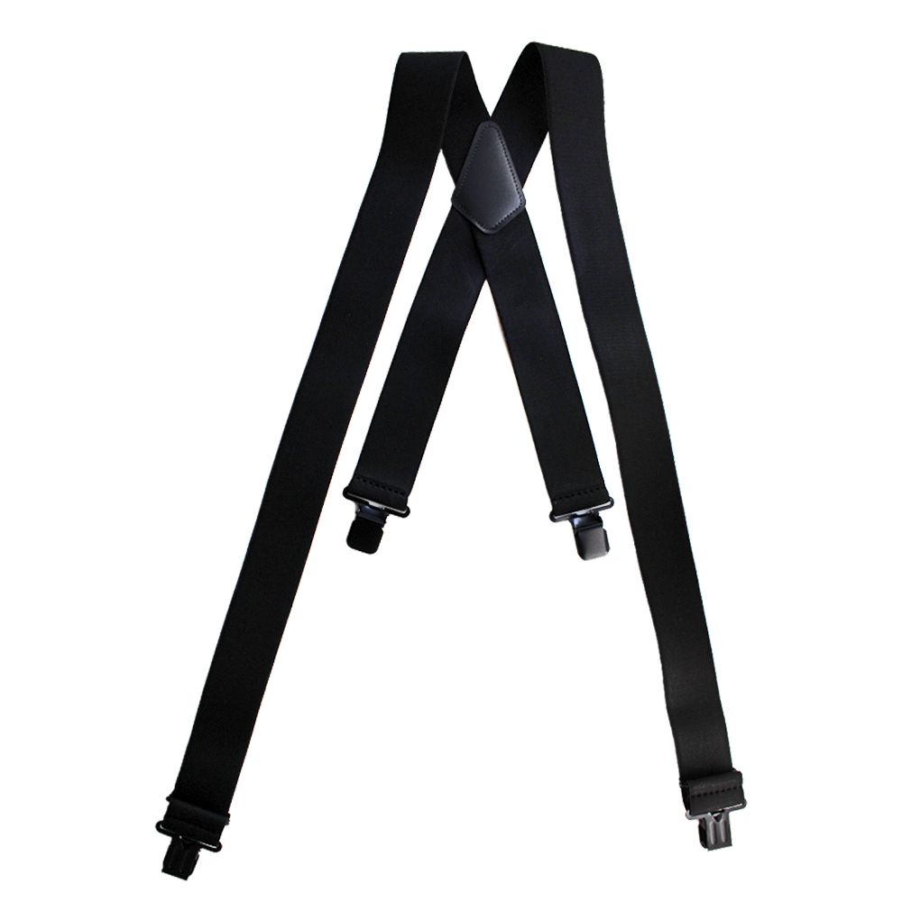 Bailey's Logger Wear Clip Suspenders (Black)
