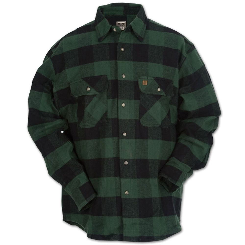 Big Bill Brawny Flannel Buffalo Plaid Shirt