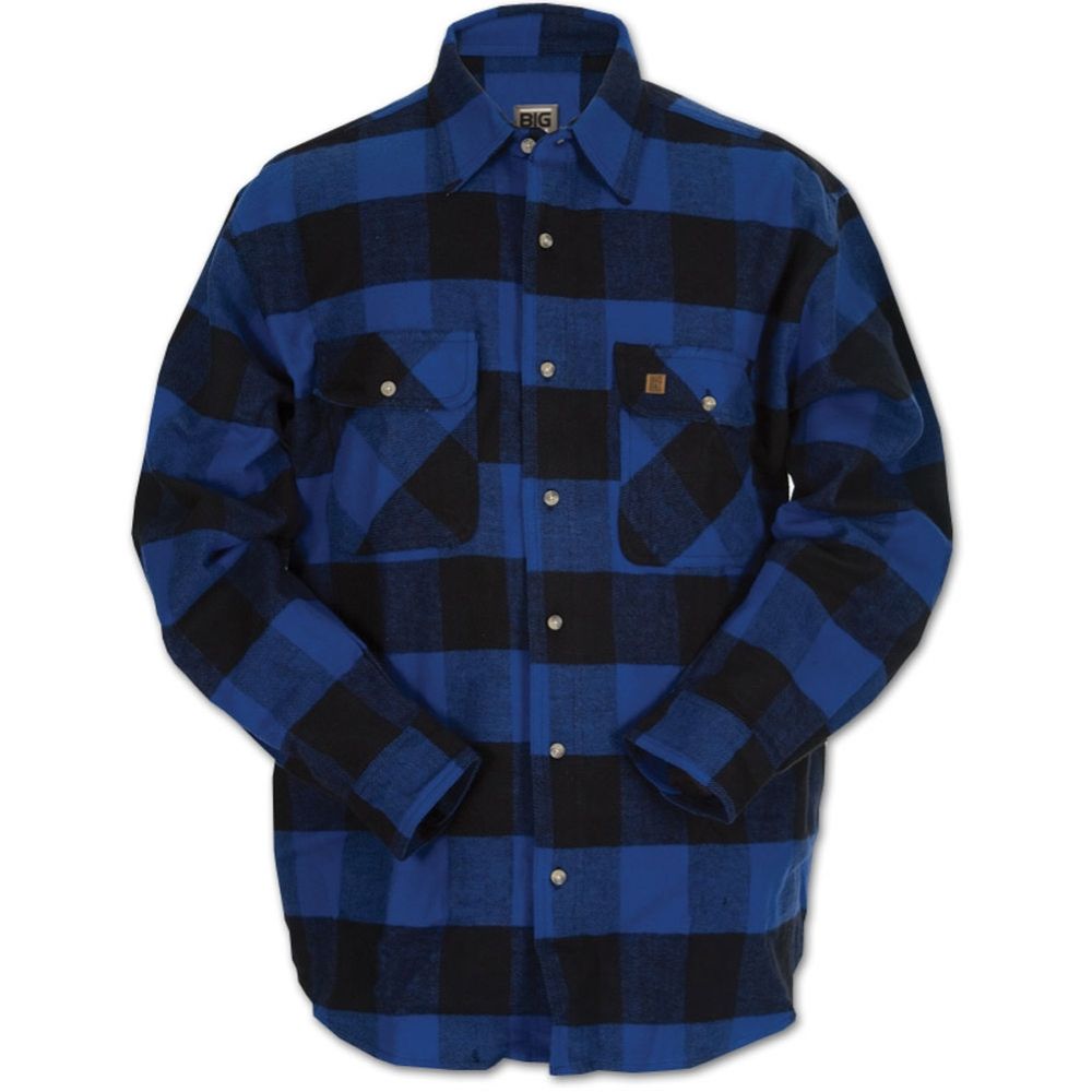 Big Bill Brawny Flannel Buffalo Plaid Shirt