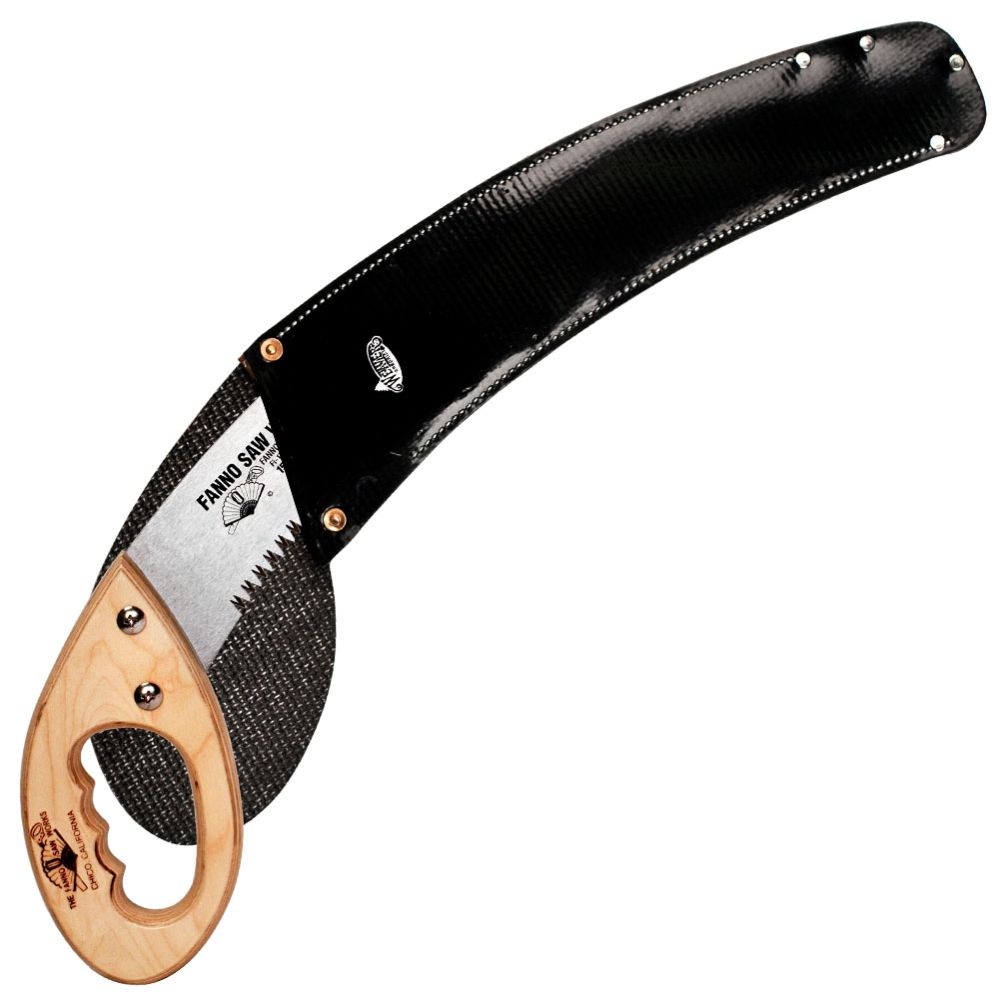 Fanno 15" (380mm) D-Handle Curved Pruning Saw FI-1700 with Scabbard