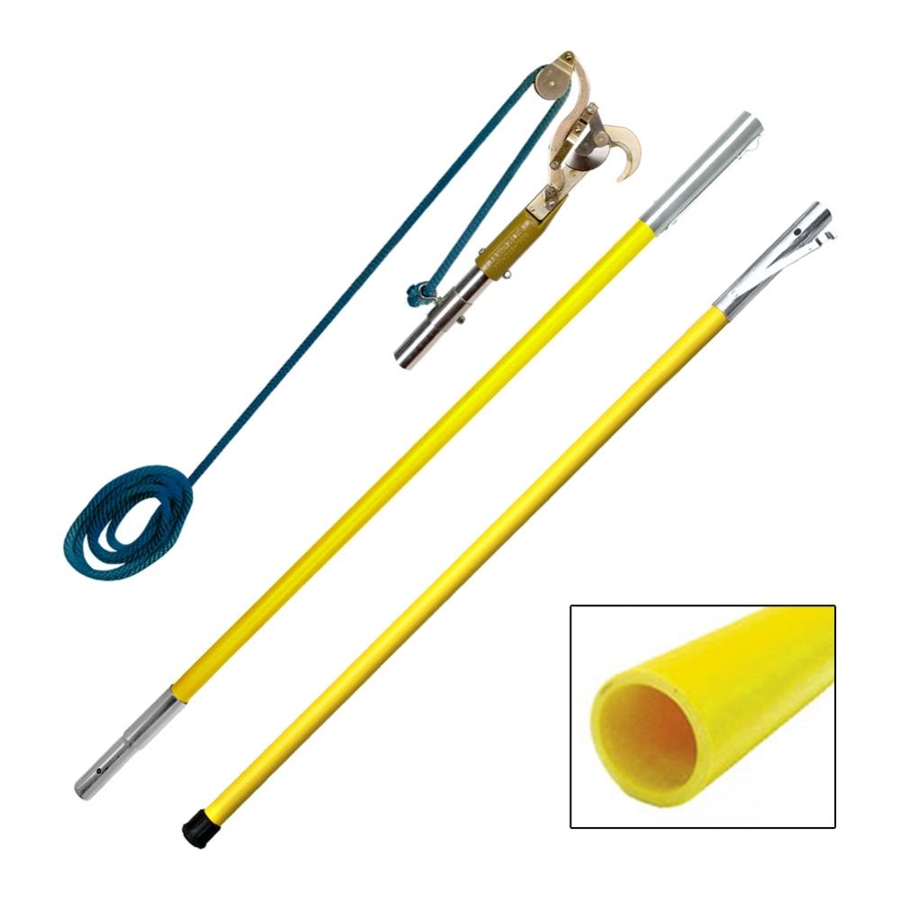 Jameson 12' Fiberglass Pole Pruner Package (FG Series) with Quick Change Adapter