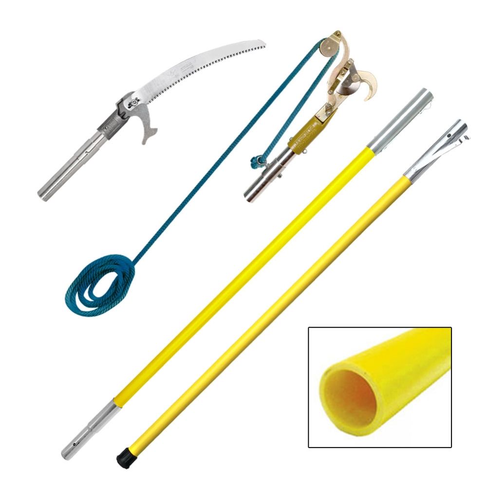 Jameson 12' Fiberglass Pole Pruner/Saw Package (FG Series w/13" Blade) with Quick Change Adapter