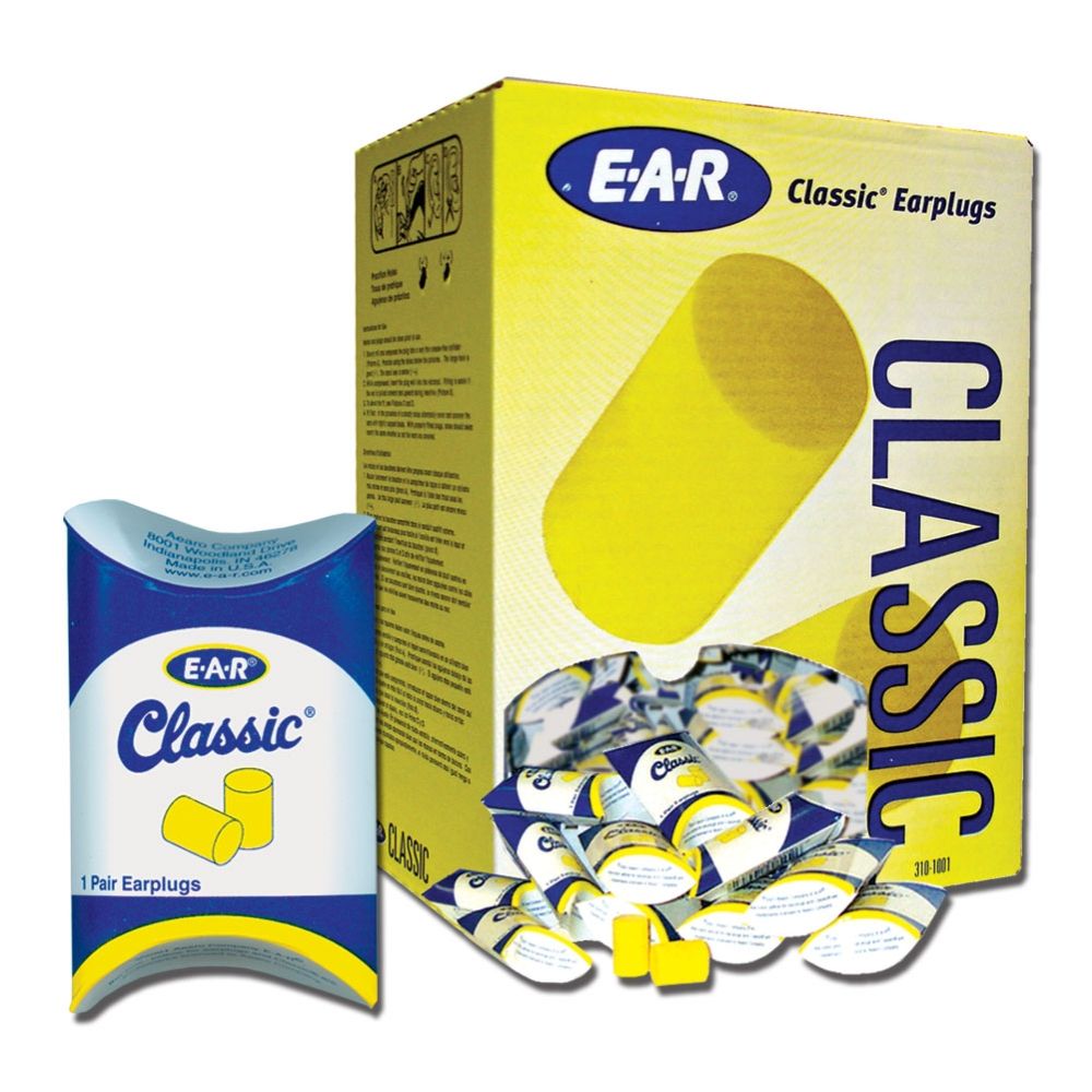 3M E-A-R Classic Foam Ear Plugs (Box of 200) 310-1001