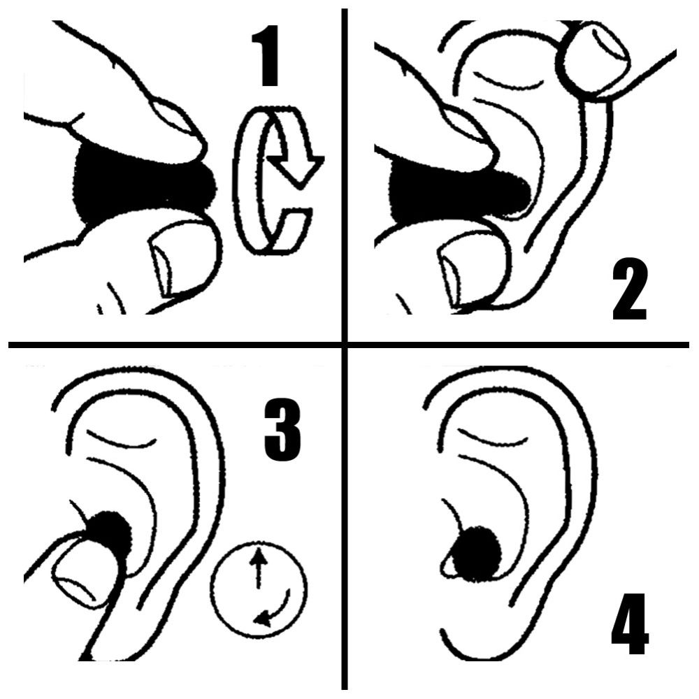 3M E-A-R Classic Foam Ear Plugs (Box of 200) 310-1001