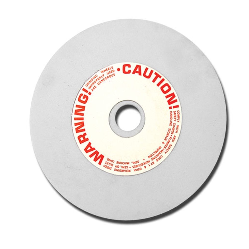 Molemab Square Chisel Grinding Wheel (8" x 3/16") White