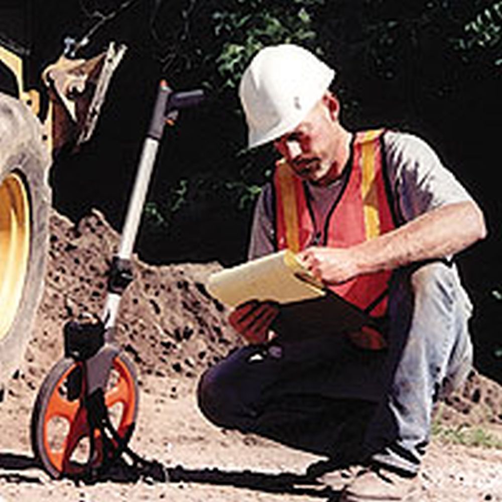 12.5" Diameter DuraWheel Commercial Duty 1,000' Measuring Wheel