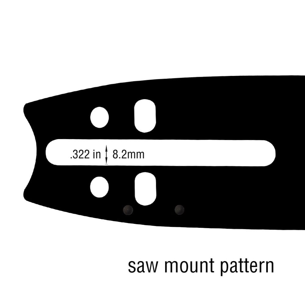 Cannon Carver 8" Chainsaw Carving Bar (Dime Tip) CCD-C1-8-50