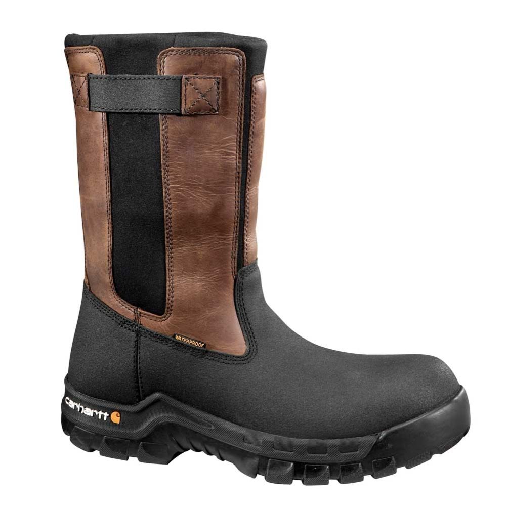 Carhartt 10" Rugged Flex Composite Toe Waterproof Wellington Boots (Brown)