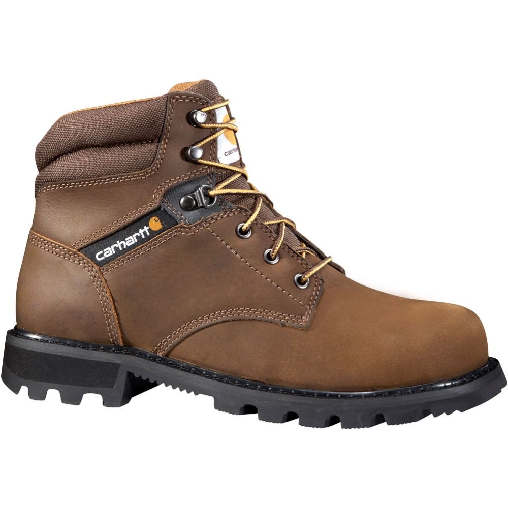 Carhartt 6" Steel Toe Work Boots (Brown)