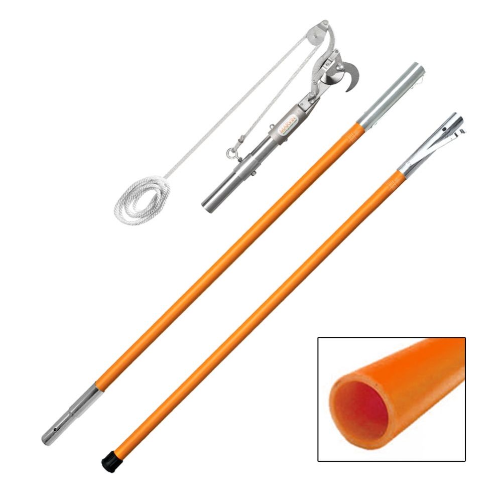 Marvin 12' Fiberglass Pole Pruner Package (PH-4) with Quick Change Adapter