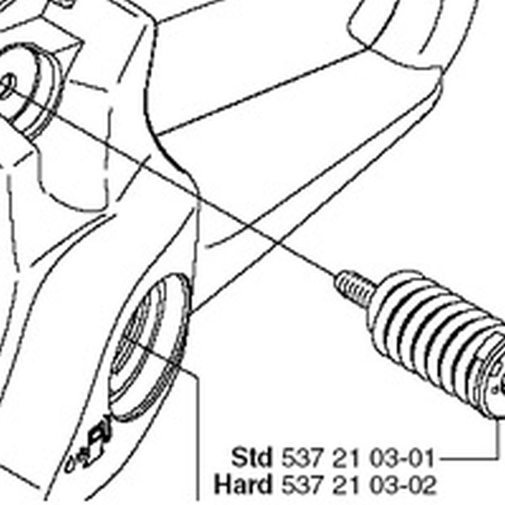 Husqvarna OEM Vibration Absorber for 570, 575, 576 Chainsaws 537210302