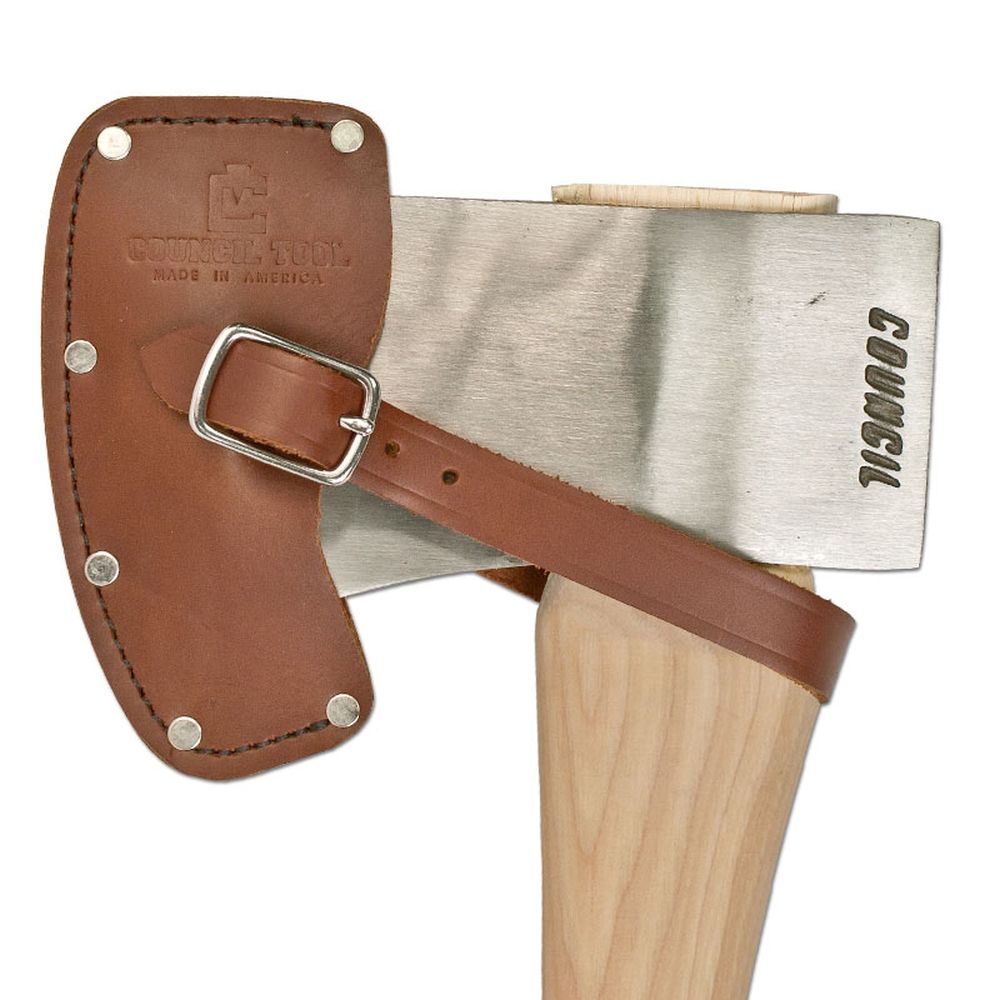 Council Tool Velvicut American Felling Axe (4 lbs) with 36" Curved Handle