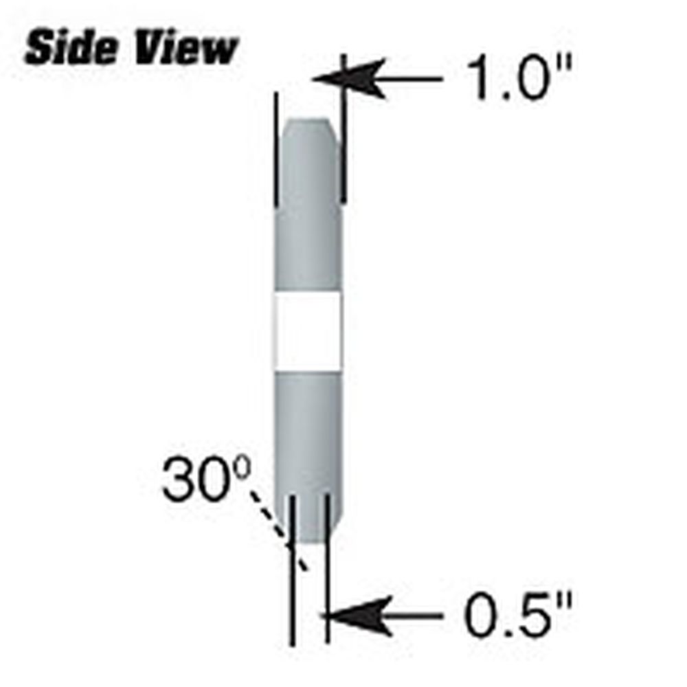 Knife Source 17-1/4" x 3-1/2" x 1" Bed Knife Anvil for Vermeer (Replaces 153345001)