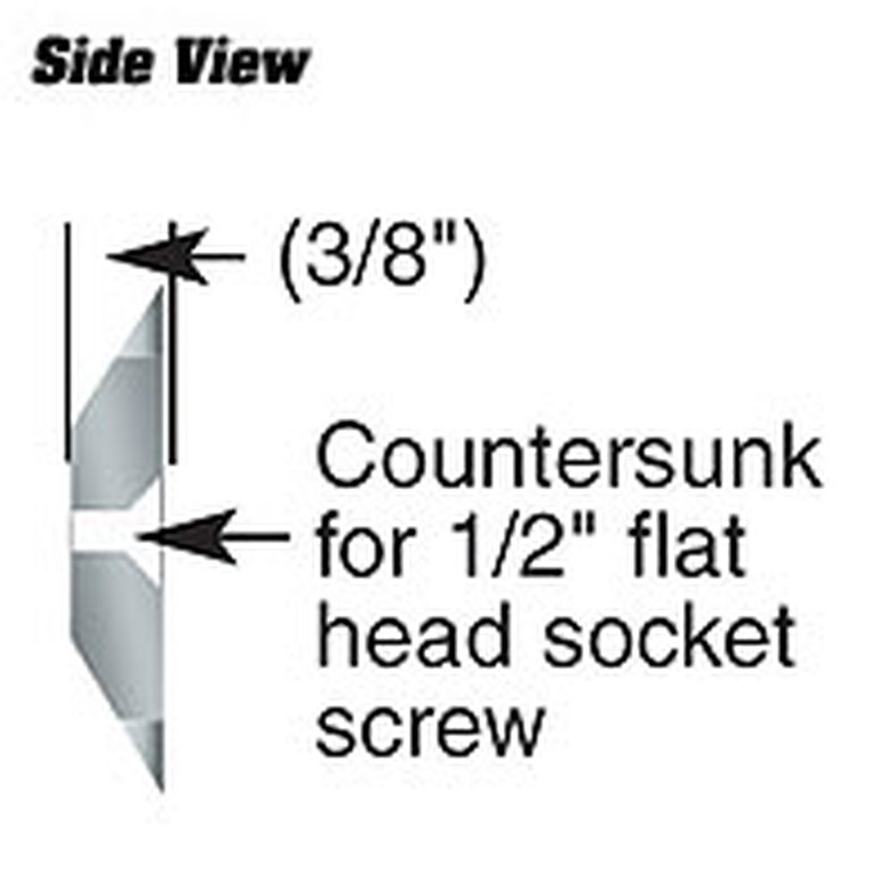 Knife Source 7" x 3" x 3/8" Chipper Knife for Chipmore Badger