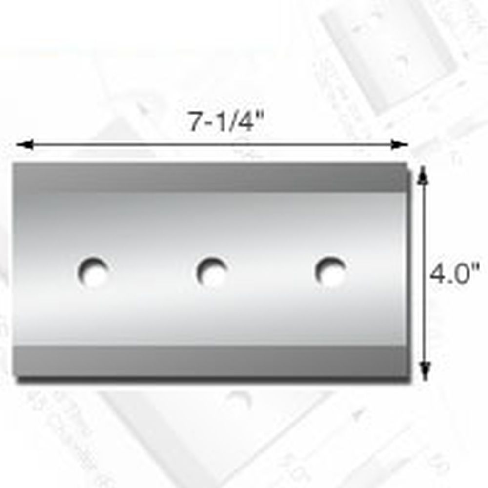 Knife Source 7-1/4" x 4" x 3/8" Chipper Knife for Bandit, Morbark & Woodchuck (Replaces 900-9900-02)