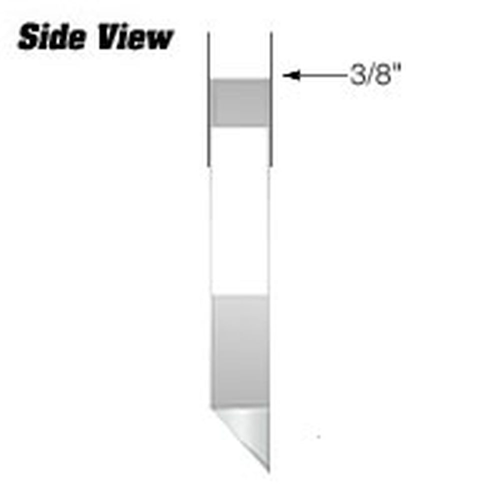 Knife Source 16" x 3-5/16" x 3/8" Chipper Knife for Vermeer (Replaces 82204001)