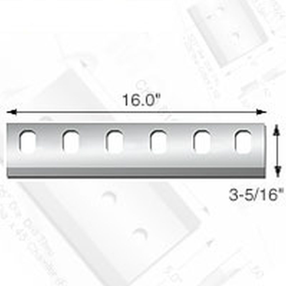 Knife Source 16" x 3-5/16" x 3/8" Chipper Knife for Vermeer (Replaces 82204001)