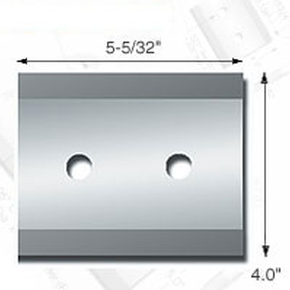 Knife Source 5-1/8" x 4" x 3/8" Chipper Knife for Bandit (Replaces 900-9900-04)