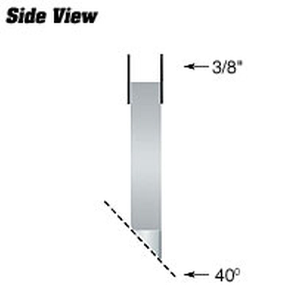Knife Source 12" x 3" x 3/8" Chipper Knife for Altec/Aspundh Bandit & Vermeer (Replaces 712-1000-22)