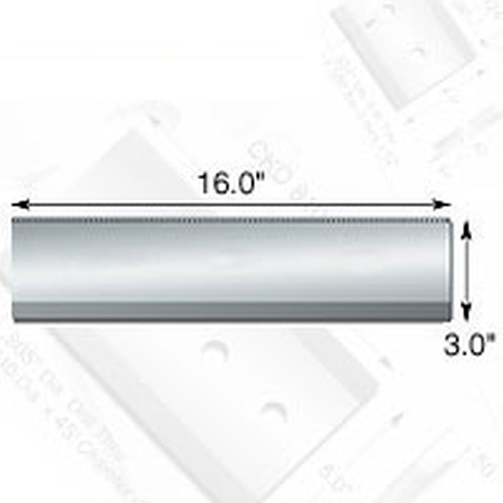 Knife Source 16" x 3" x 3/8" Chipper Knife for Altec/Aspundh, Bandit & Vermeer (Replaces 2944001)