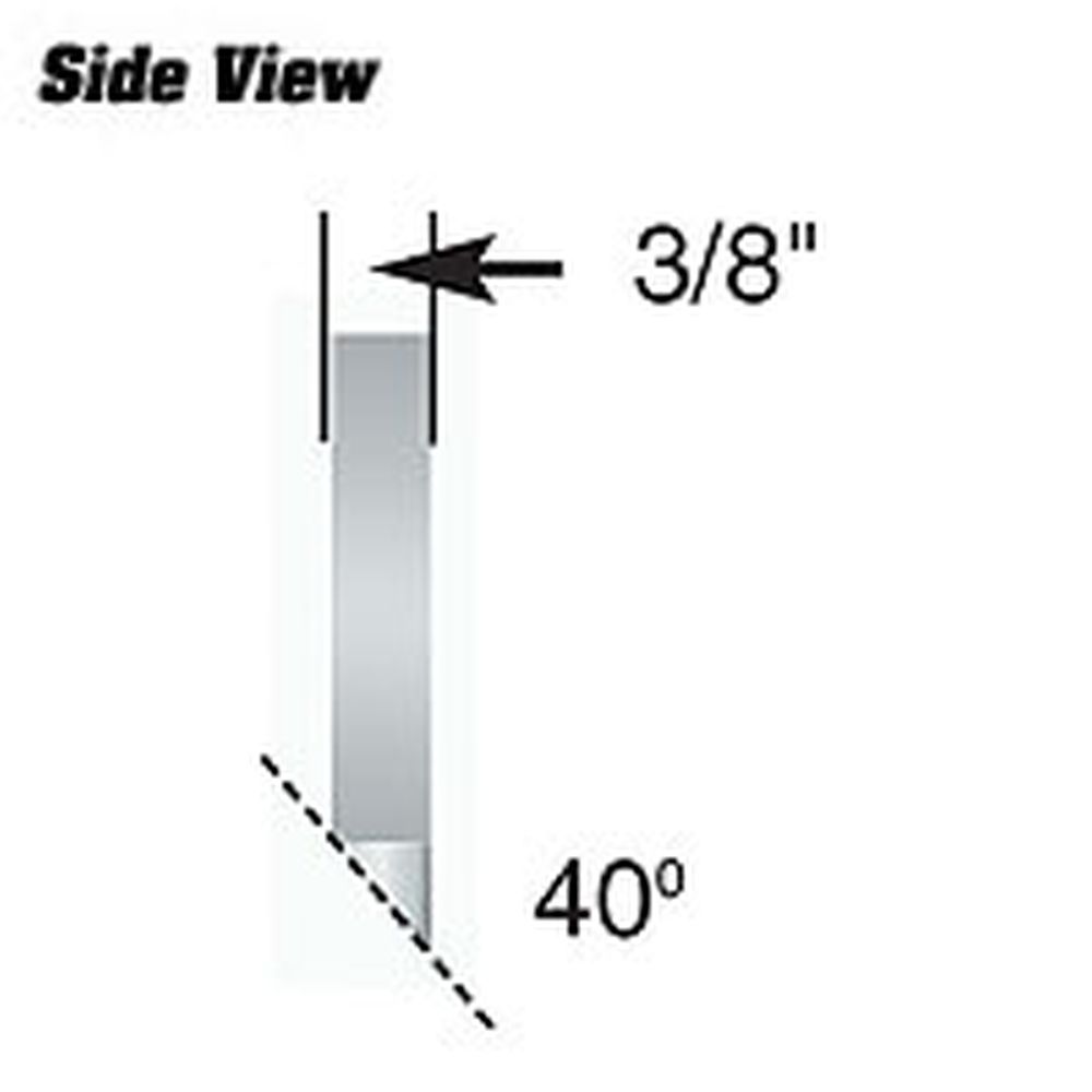 Knife Source 9" x 3" x 3/8" Chipper Knife for Altec/Ashplundh