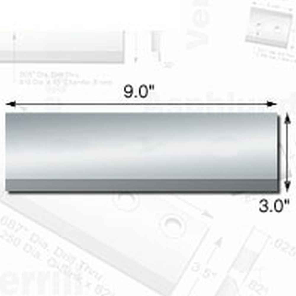 Knife Source 9" x 3" x 3/8" Chipper Knife for Altec/Ashplundh