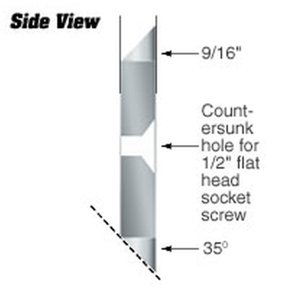 Knife Source 10-1/8" x 3-5/8" x 9/16" Chipper Knife for Bandit (Replaces 900-9901-17)