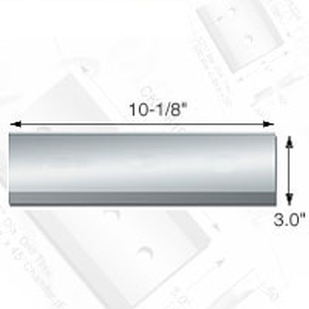 Knife Source 12" x 3" x 3/8" Serrated Chipper Knife for Altec/Woodchuck (Replaces 100-R040200)