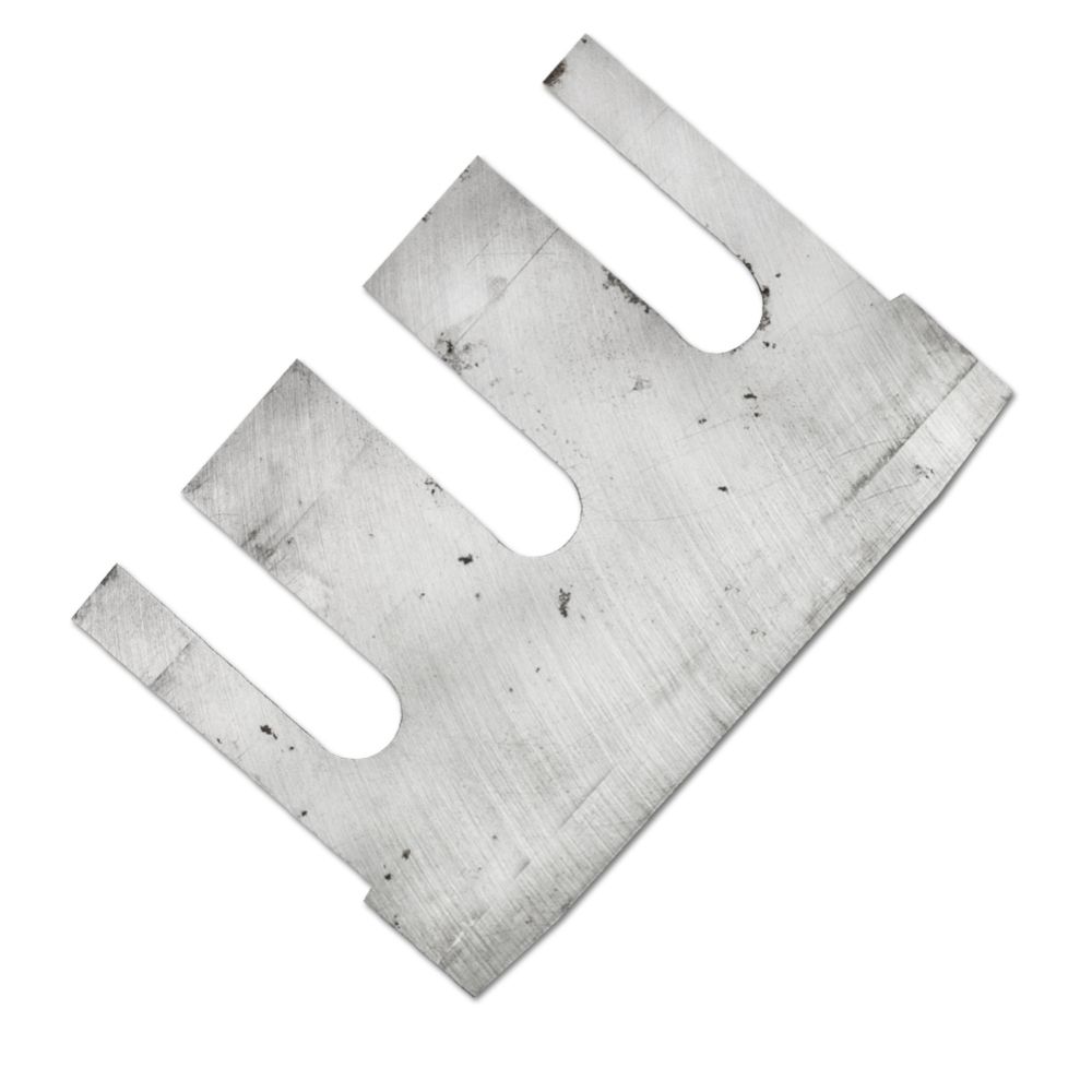 Knife Source 6" x 4-1/4" x 7/16" Pole Peeler Knife for Morbark (Replaces 39233-166)