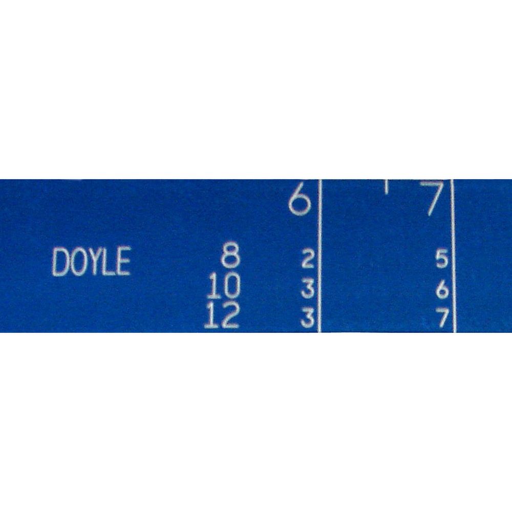 Logrite Aluminum Doyle Log Scale
