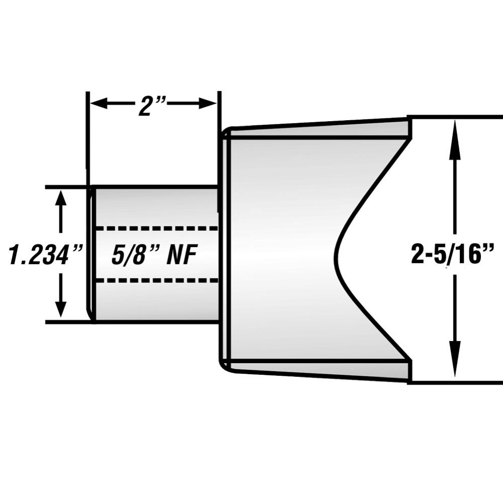 Quadco 2-5/16" Hot Saw Cutter Tooth (Concave)