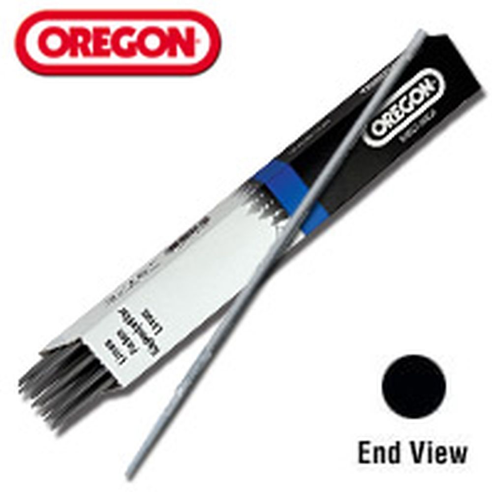 Oregon 8" Double-Cut Round Chainsaw Files (1/4") Dozen 70501