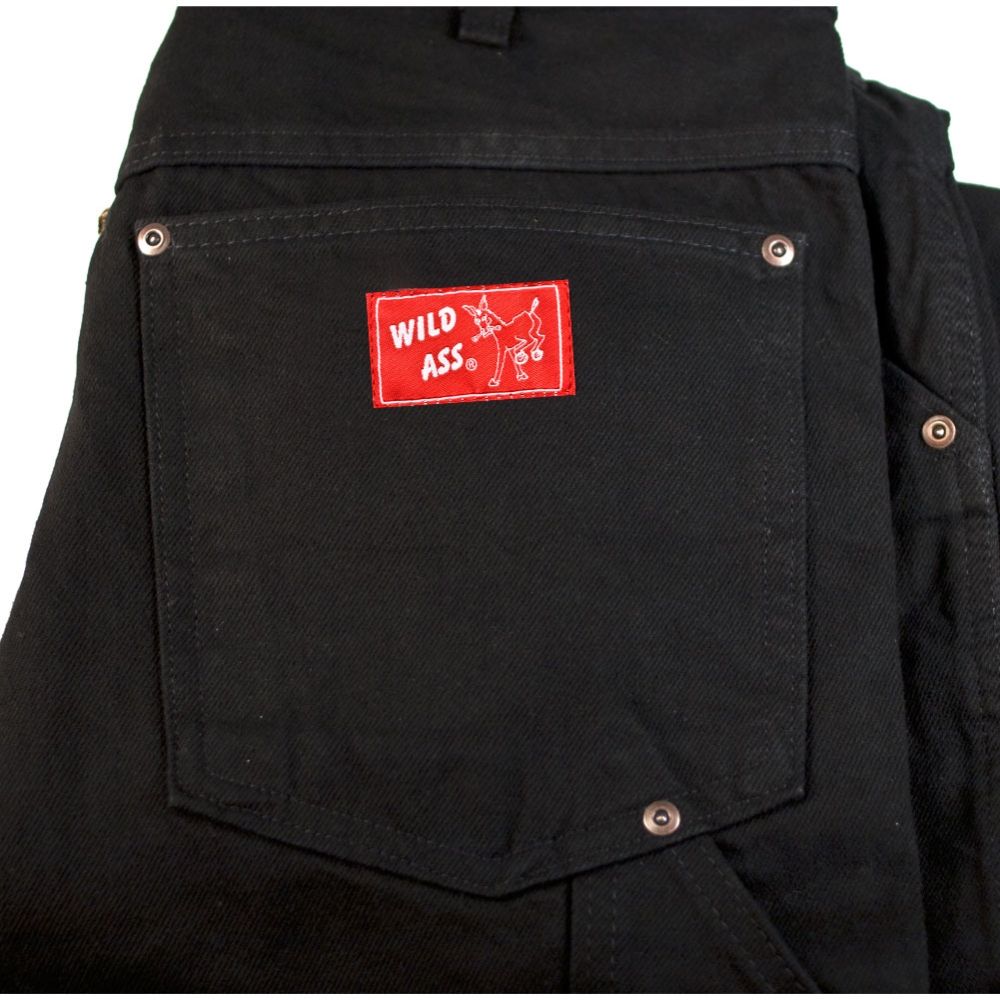 Wild Ass Black Denim Work Pants