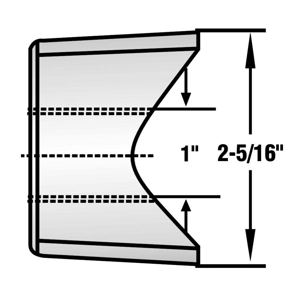 Quadco 2-5/16" Hot Saw Cutter Tooth (Beaver) No Shank Q10233T