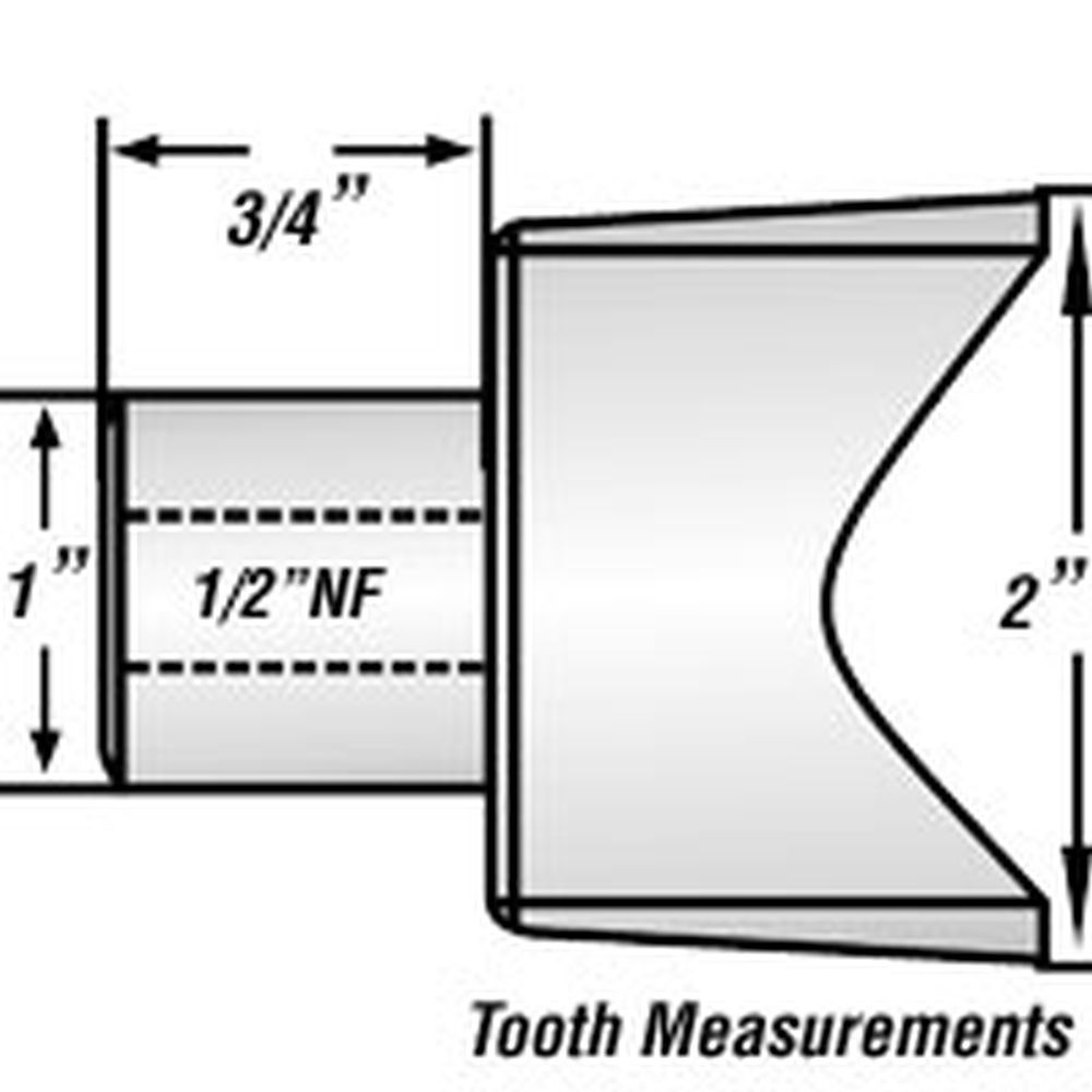 Quadco 2" Hot Saw Cutter Tooth (Beaver) QH10078T