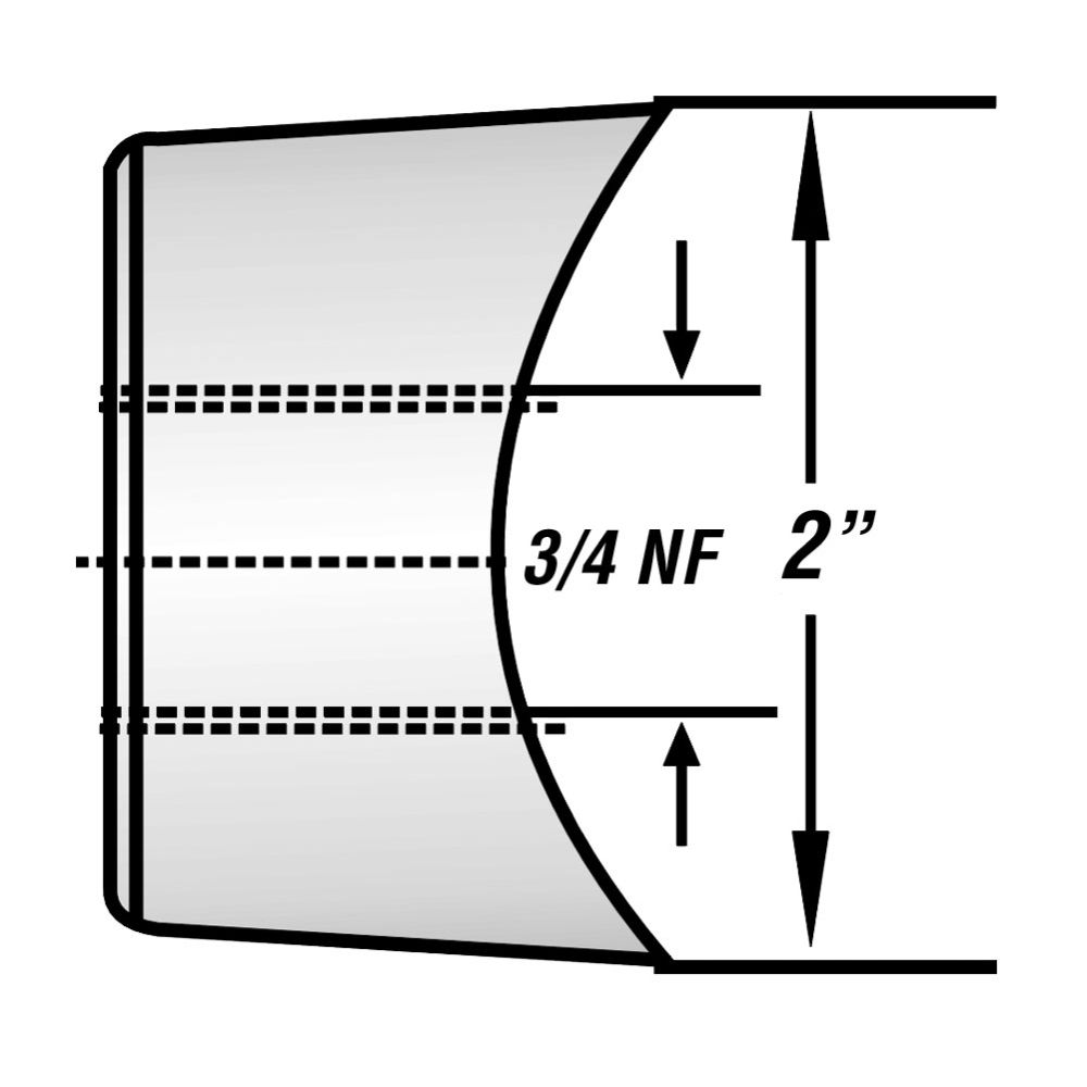 Quadco 2" Hot Saw Cutter Tooth (Concave) No Shank