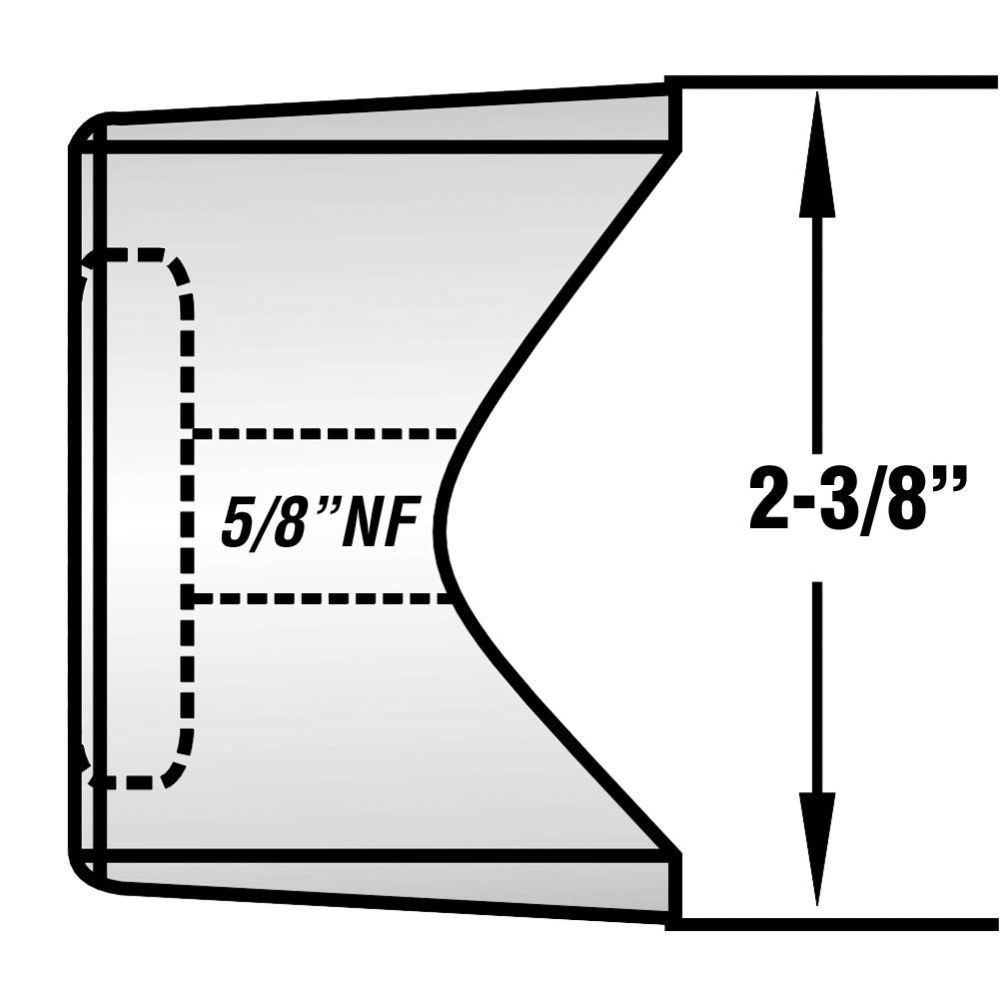 Quadco 2-3/8" Hot Saw Cutter Tooth Crown (Beaver) QK10031T
