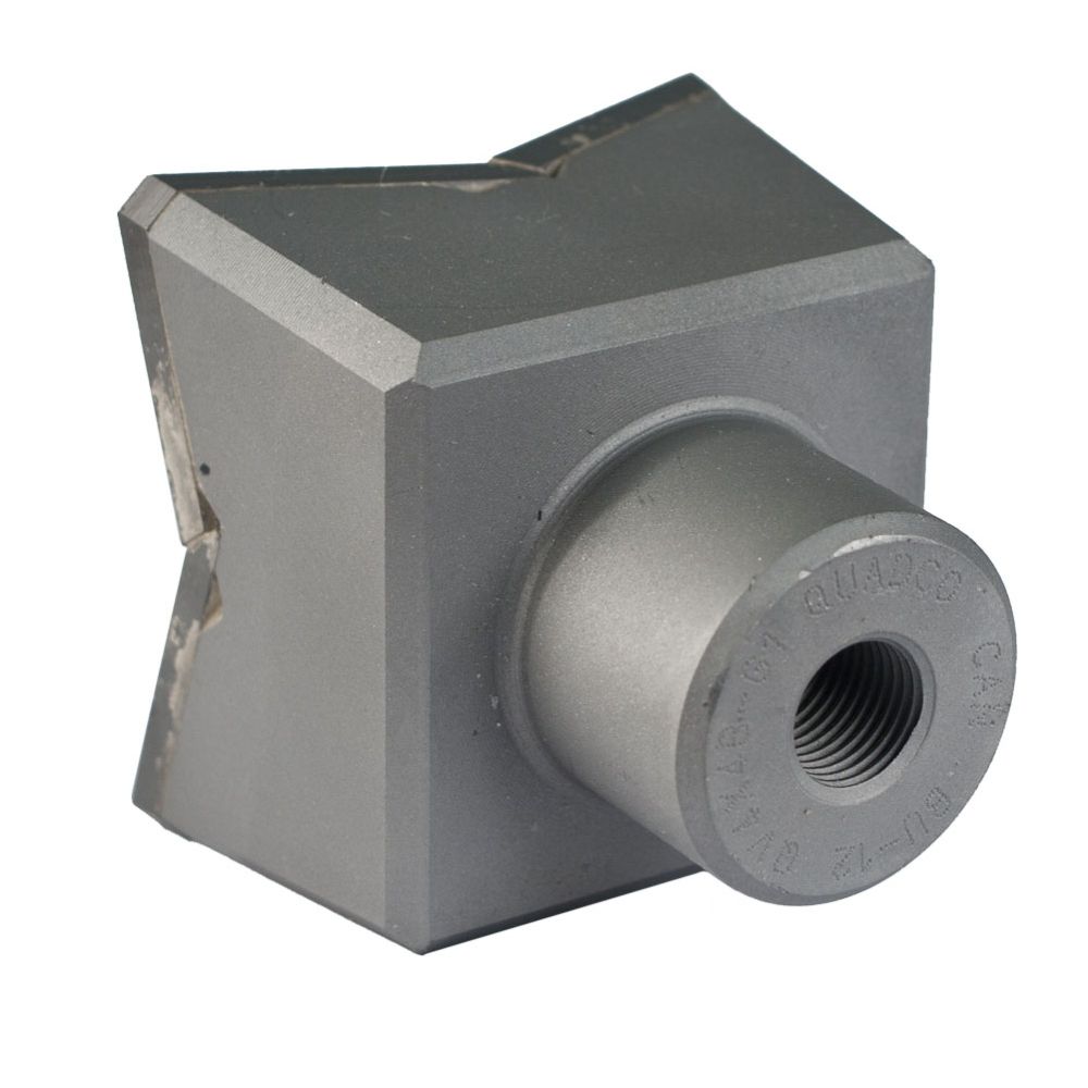 Quadco 2-1/4" Hot Saw Cutter Tooth (Beveled Concave) QV4X4B-G1