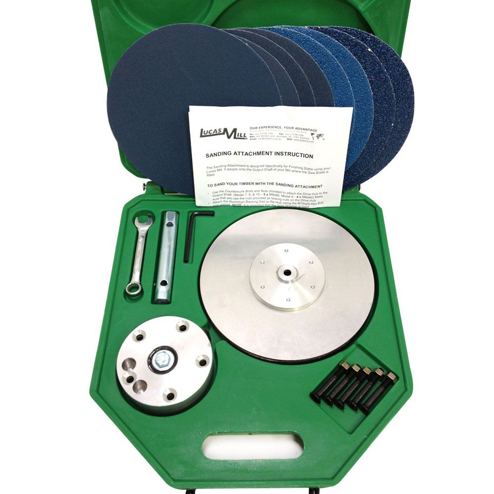 Lucas Mill Sanding Disc Kit (Orbital Sanding Attachment) Model 8 & 10