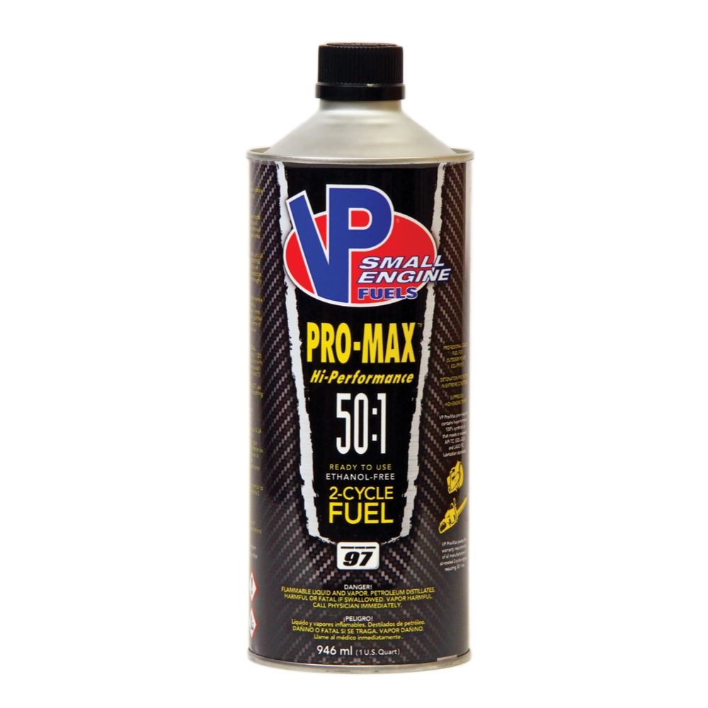 VP Racing ProMax Small Engine Pre-Mixed 2-Cycle Fuel (50:1) Case of 8 Quarts