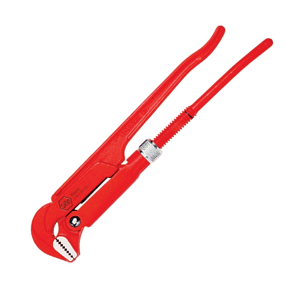Wiha Pipe Wrench Narrow Style Jaw - 90Â° - 32978