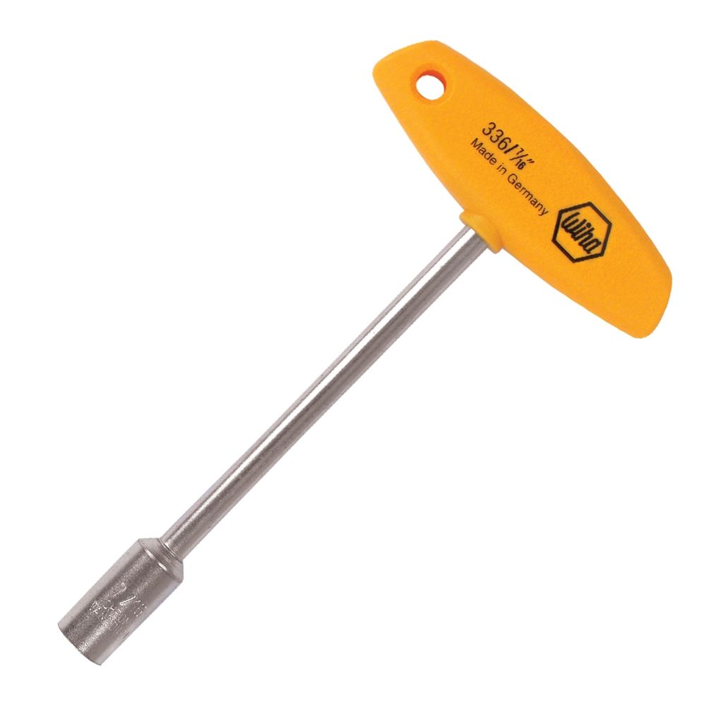 Wiha T-Handle Inch Nut Driver 3/16"