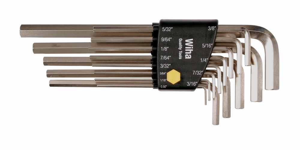 Wiha Hex Inch L-Key Long Arm 13 Pc. Set