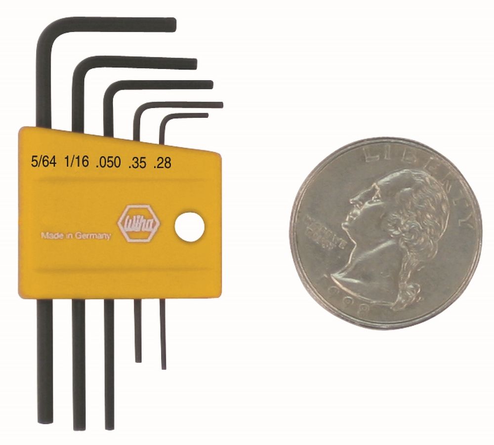 Wiha Mini Hex Inch L-Key Short Arm Set