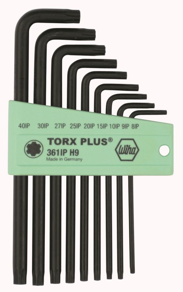 Wiha TorxPlus® L-Key Long Arm 9 Pc. Set