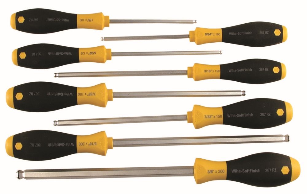 Wiha MagicRing® Ball End Driver 8 Pc. Set