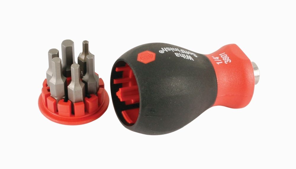 Wiha SoftFinishÂ® Stubby Bit Holder 7 Pc. Set - 38057