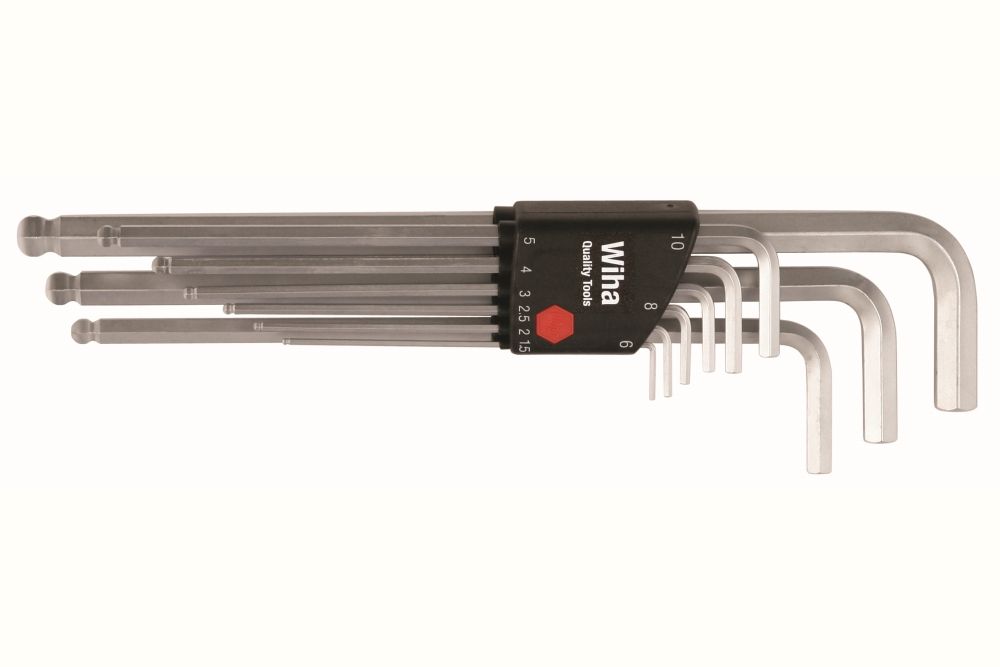 Wiha Ball End Hex Metric L-Key 9 Pc. Set