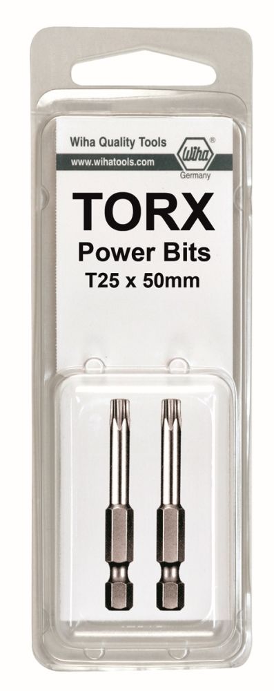 Wiha Torx® Power Bit T10 x 50mm 2Pk